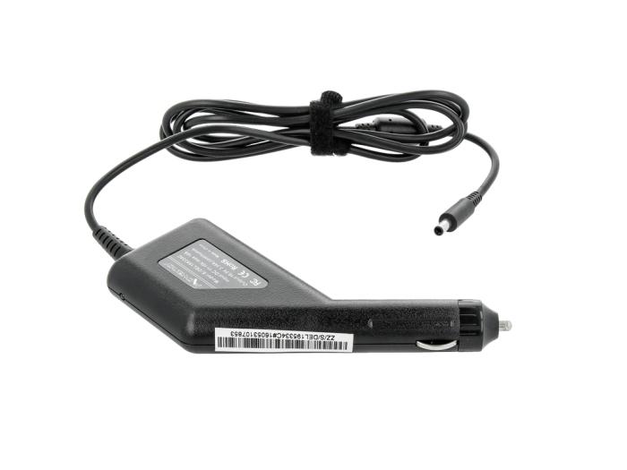 Movano zasilacz samochodowy do laptopa DELL 19.5V / 3.34A / 65W z wtyczką 4.5x3.0mm + PIN [DEL195334C SAM]
