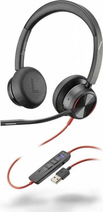 Poly Blackwire 8225 USB-A (czerwony kabel) [214406-01]