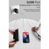 Baseus Quick Charge LED uniwersalna ładowarka (zasilacz) sieciowa 230V / 3xUSB (max. 5V 3.4A) [CCALL-BH01]