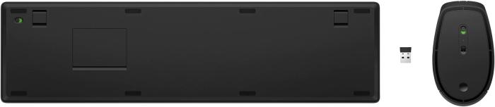 HP 650 Wireless (membranowa, niskoprofilowa) (czarny) [4R013AAABB]