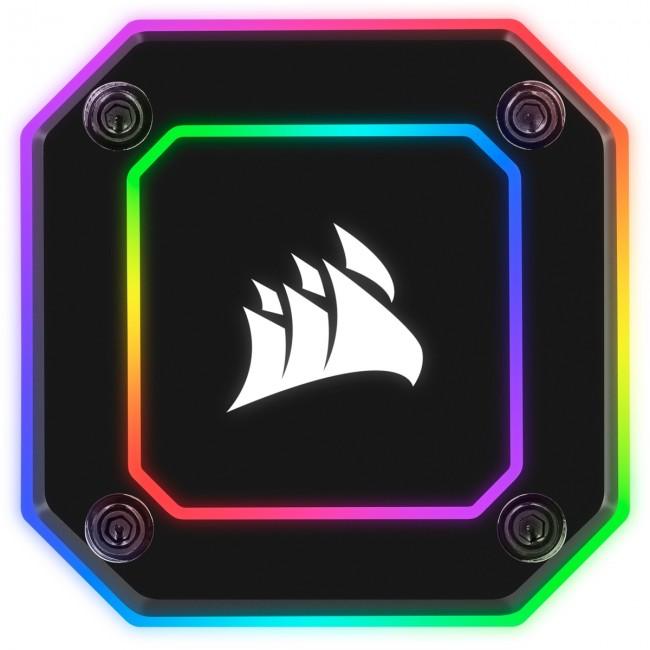 Corsair iCUE H100i ELITE CAPELLIX 240mm Radiator Dual 120mm ML RGB Fans Software Control Liquid CPU Cooler [CW-9060046-WW]