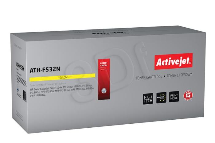 ATH-F532N (205A) - yellow, toner ActiveJet, 900 stron, (zamiennik CF532A) (HP Color LaserJet Pro MFP M154nw, M180, M180n, M180nw, M181, M181fw)
