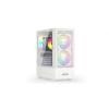 Krux Vako RGB White (szkło hartowane) (2xUSB 2.0, 1xUSB 3.2 Gen1) (2x2.5, 1x3.5, 1x3.5/2.5) [KRXD005]