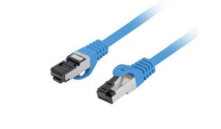 Lanberg (1.0m) Kabel sieciowy (Patchcord) kat.8.1 S/FTP LSZH CU Fluke Passed (niebieski) [PCF8-10CU-0100-B]