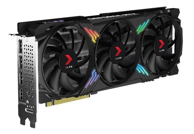 GeForce PCI-E RTX4060Ti PNY 8GB GDDR6 XLR8 Gaming Verto Epic-X RGB Triple Fan [VCG4060T8TFXXPB1] (1xHDMI 2.1a, 3xDP 1.4a) (128-bit, PCI-E 4.0)