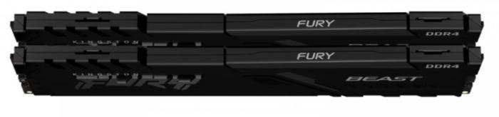 DDR4 64GB (2x32GB) 3200 MHz Kingston FURY Beast Black CL16 16-20-20 1.35V [KF432C16BBK2/64]