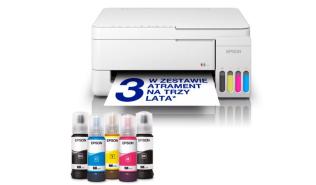 Epson EcoTank L3356 A4 biały (drukarka, kopiarka, skaner) (tusz 103) (USB 2.0, WiFi)