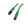 Lanberg (2.0m) Kabel sieciowy (Patchcord) kat.8.1 S/FTP LSZH CU Fluke Passed (zielony) [PCF8-10CU-0200-G]