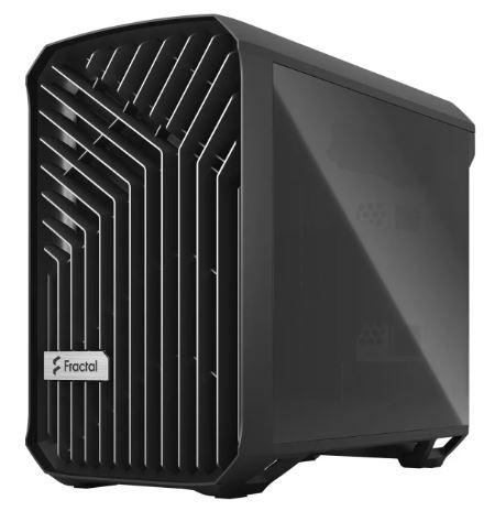 Fractal Design Torrent Nano Black TG Dark tint (szkło hartowane) (1x USB-C 3.2 Gen1, 2x USB 3.2 Gen1) (2x2.5, 1x3.5/2.5) [FD-C-TOR1N-01]