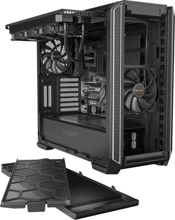 be quiet! Silent Base 601 Window Silver ATX Midi (szkło hartowane) (1xUSb 2.0, 2xUSB 3.2 Gen1) (6x2.5(konwertowalne z 3 zatok 3.5), 3x3.5) [BGW27]