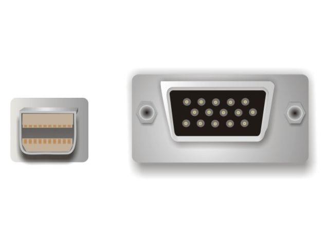 Delock adapter DisplayPort Mini (M) / VGA (M) [65130]