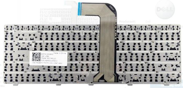 Klawiatura do notebooka Dell Vostro 2520 3350 3450 3460 3550 3555 3560 1540 / Inspiron 14R N4110 5520 7520 N4050 M4040 M4110 N5040 N5050 3420 3520 5425 5525 / XPS L502 L502X [K0960, K281, KB33US]