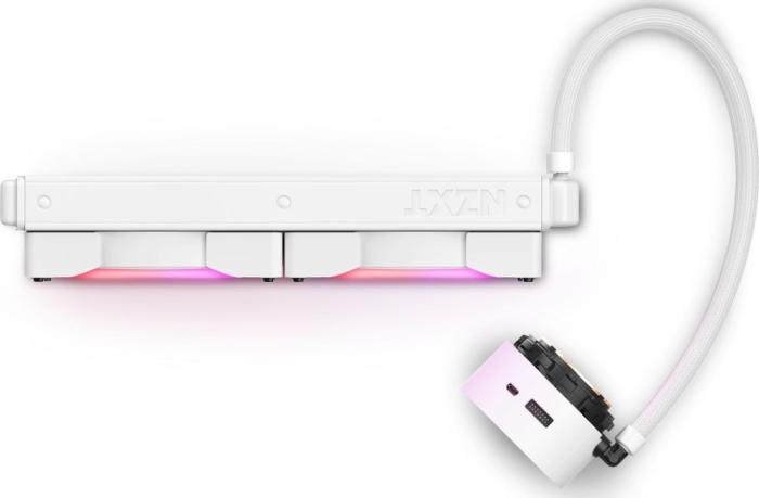 NZXT Kraken Z63  white 280mm LCD podświetlane wentylatory i pompa (biały) [RL-KRZ63-RW]