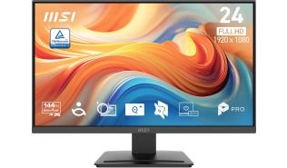 (24) 23.8 MSI PRO MP241 E14V (VA, 1920x1080, 250, 4ms, 144Hz) (1 xHDMI 1.0 / 1 x DP 1.2 ) Czarny