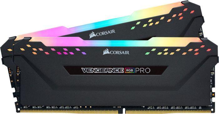 DDR4 16GB (2x8GB) 2666 MHz Corsair Vengeance RGB PRO CL16 Black [CMW16GX4M2A2666C16]