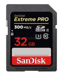 Secure Digital 32GB Sandisk SDHC Extreme Pro UHS-II (300/260MB/s) [SDSDXPK-032G-GN4IN]