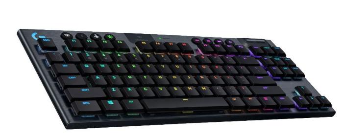 Logitech G915 TKL Linear (mechaniczna, podświetlenie RGB, przełączniki GL (liniowe)) [920-009520]