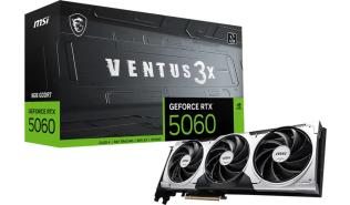 GeForce RTX5060 MSI 8GB GDDR7 Ventus 3X (1xHDMI 2.1b, 3xDP 2.1b) (128-bit, PCIe 5.0)