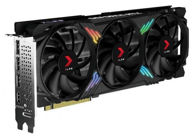 GeForce PCI-E RTX4070 Super PNY 12GB GDDR6X XLR8 Gaming Verto Epic-X RGB Overclocked Triple Fan [VCG4070S12TFXXPB1-O] (1xHDMI 2.1a, 3xDP 1.4a) (192-bit, PCI-E 4.0)