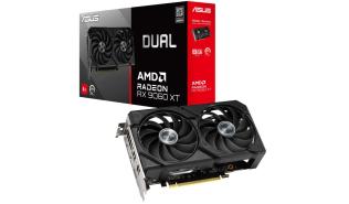 Radeon RX 9060XT Asus 8GB GDDR6 Dual [DUAL-RX9060XT-8G] (1xHDMI 2.1b, 2xDP 2.1a) (128-bit, PCI-E 5.0)