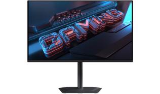 (32) 31.5 Gigabyte MO32U (OLED, 3840x2160, 250, 0.03ms, HDR400, 165Hz) (2xHDMI 2.1, DP 1.4, USB-C z DP, 2xUSB-A, USB-B, Audio) pivot, głośniki, czarny