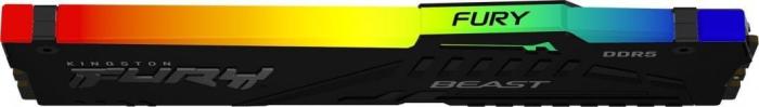 DDR5 64GB (2x32GB) 6000 MHz Kingston Fury Beast Black RGB EXPO CL30 30-36-36 1.4V [KF560C30BBEAK2-64]