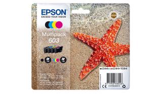 C13T03U64010 (603 Multipack) - czarny, cyan, magenta, yellow, oryginalny wkład z atramentem Epson, 3,4 ml, 150 stron