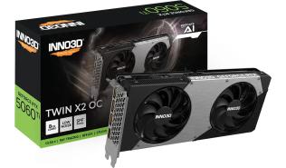 GeForce RTX5060Ti Inno3D 8GB GDDR7 Twin X2 OC [N506T2-08D7X-193075N] (1xHDMI 2.1b, 3xDP 2.1b) (128-bit, PCIe 5.0)