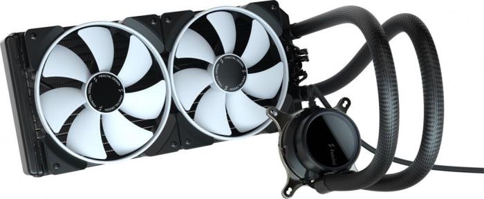 Fractal Design Celsius+ S28 Prisma Water Cooling Unit (chłodzenie wodne) (2x140 mm, 4-pin PWM, ARGB) [FD-W-2-S2802]