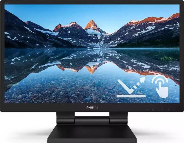 24’’ Philips 242B9TL/00 (TFT LED, 1920x1080, 250, 5ms, 60Hz) (VGA, DVI, HDMI 1.4, DP 1.2, 2xUSB 3.0) głośniki, czarny