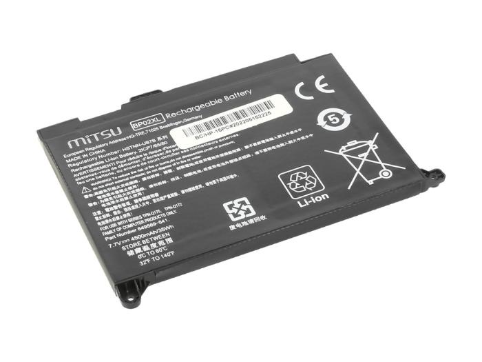 Mitsu bateria HP Pavilion 15-AU, 15-AW 7.7V, 4500mAh (35Wh) 2 ogniwa [BC/HP-15PC]