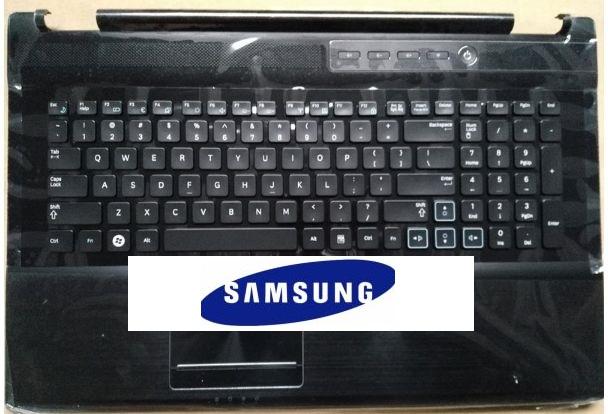 Klawiatura podświetlana z palmrestem do notebooków Samsung RF710, RF711, RF712 układ klawiszy US [ZN0168]
