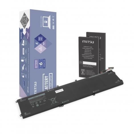Mitsu bateria Dell XPS 15 7590, 9550, 9560, 9570, Vostro 7590, Inspiron 7590, 7591, Precision 5520, 5530, 5510, 5540, M5520 11.4V, 8500mAh [BC/DE-XPS15-6GTPY]