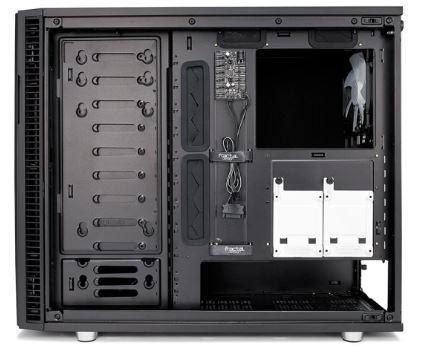 Fractal Desing Define R6 Black 3.5/2.5 drive brackets uATX/eATX/ATX/ITX (metal) (1x USB-C 3.2 Gen1, 2x USB 3.2 Gen1, 2x USB 2.0) (4x2.5, 2x3.5/2.5) [FD-CA-DEF-R6-BK]