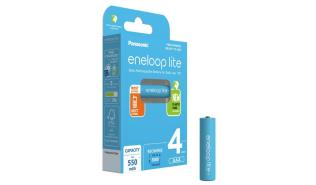 Panasonic Eneloop Lite akumulatory LR03, AAA 550mAh (4 szt.) [BK-4LCCE/4BE]