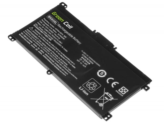 Green Cell bateria BK03XL do HP Pavilion x360 14-BA 14-BA015NW 14-BA022NW 14-BA024NW 14-BA102NW 14-BA104NW [HP167V2]