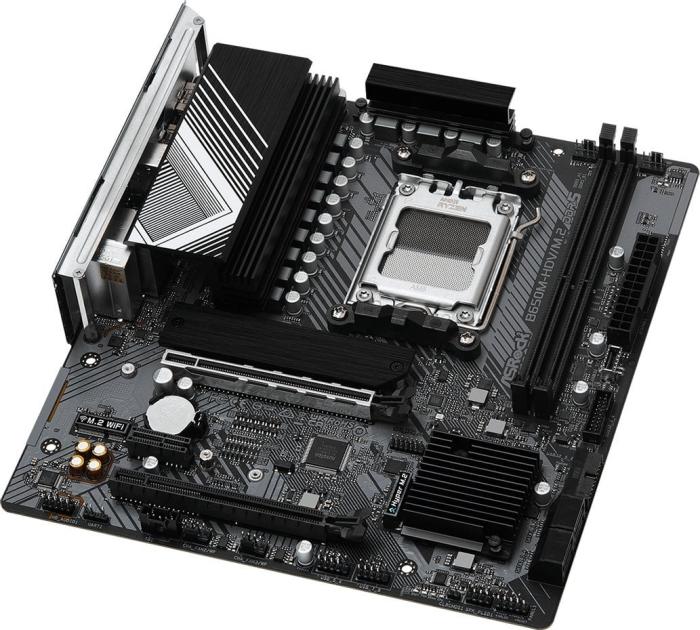 Asrock B650M-HDV/M.2 (AMD B650) [AM5, 4xDDR5 do 7200MHz, (HDMI 2.1, DP 1.4) (2xM.2, 1xPCIe 4.0 x16 1xPCIe 4.0 x16 (x4),1x PCIe 4.0 x1), micro ATX]