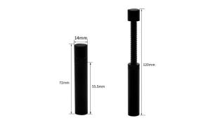 Uchwyt, bracket podpora magnetyczna karty graficznej PCI-E (wys. 7.2-12cm) [ZN0455]