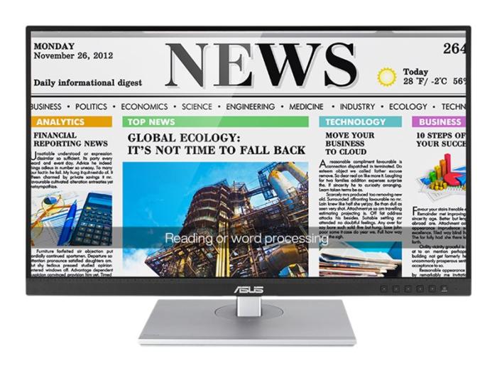 27’’ Asus ProArt PA278CV (IPS LED, 2560x1440, 350, 5ms, 100% sRGB, 75Hz) (HDMI 1.4, DP 1.2, USB-C/DP, 4xUSB 3.1) pivot, głośniki, czarno-szary