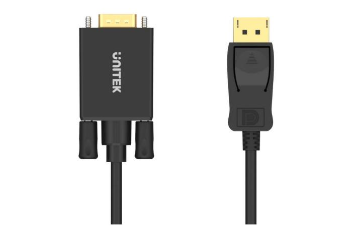 Unitek Kabel DisplayPort M / VGA FullHD (1.8m) [Y-5118F]