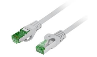 Lanberg (0.5m) Kabel sieciowy (Patchcord) kat.7 S/FTP LSZH CU Fluke Passed (szary) [PCF7-10CU-0050-S]