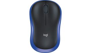 Logitech M185 Nano Wireless Mouse Blue (optyczno-radiowa, 1, 3) [910-002236]