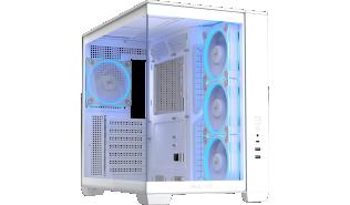 Asus A32 PLUS TG ARGB (biały) (szkło hartowane) (4x120mm) (2xUSB 3.0, 1xUSB-C 3.2 Gen2 10 Gb, 1xjack combo) (2x2.5, 3x3.5)