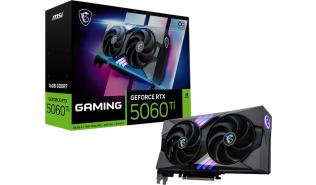 GeForce RTX5060Ti MSI 16GB GDDR7 Gaming OC [V535-006R] (1xHDMI 2.1b, 3xDP 2.1b) (128-bit, PCIe 5.0)