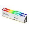 DDR5 64GB (2x32GB) 5600 MHz Kingston Fury Beast White RGB XMP CL40 40-40-40 1.25V [KF556C40BWAK2-64]