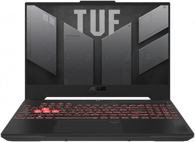 Asus TUF Gaming A15 [FA507NV-LP025] 6-Core Ryzen 5 7535HS/15.6 1920x1080 matowa IPS 144Hz/16GB DDR5 (max 64GB)/512GB+wolne M.2/RTX4060 8GB/pk RGB/2.2kg/brak systemu (czarny)