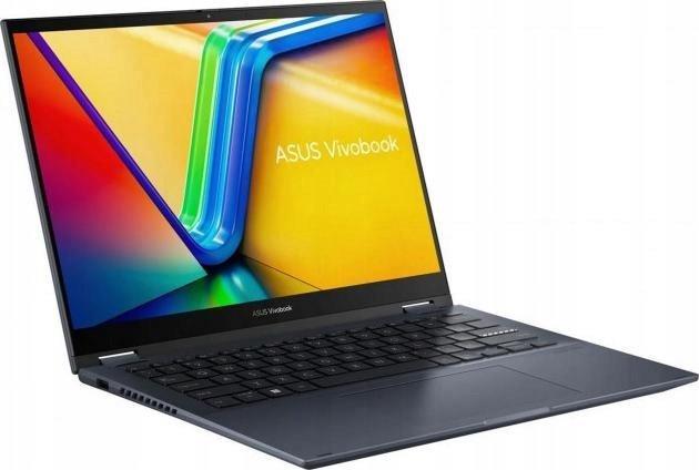 Asus Vivobook S14 Flip 2w1 [TN3402YA-LZ268W] 6-Core Ryzen 5 7530U/14 1920x1200 dotykowy 360/16GB/1TB/Radeon/pk/1.5kg/Win11Home (granatowy)
