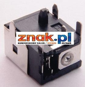 Gniazdo GNL11 do wtyczki 5.5x2.5mm do notebooków Asus (A5E, A6R, F3F, F3J, F3S, F5SL, F5V), Advent, Averatec, Clevo, Compal, HP, ECS, Fujitsu-Siemens, LG, MSI, Toshiba