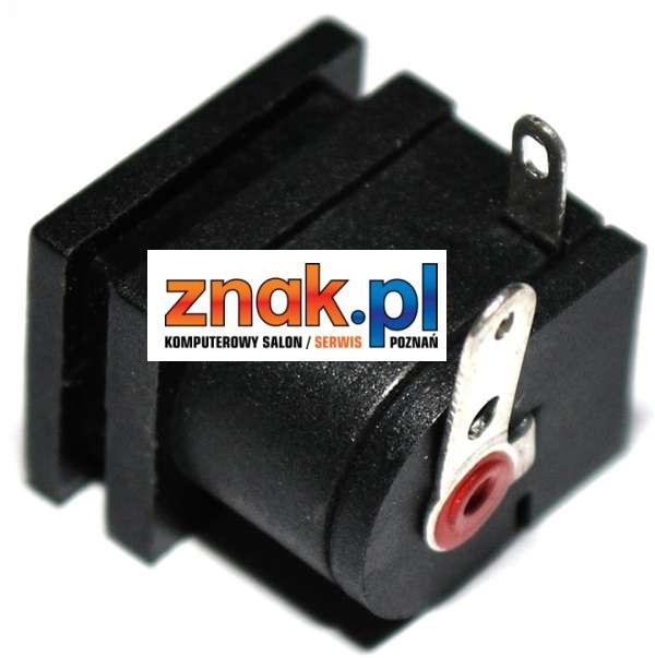Gniazdo zasilania GNL188 do wtyczki 6.3x3.0mm do notebooków Toshiba