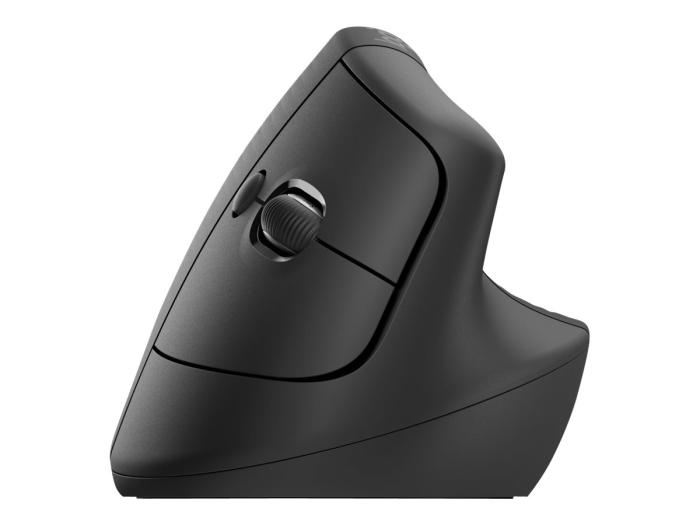 Logitech Lift Vertical Ergonomic Bluetooth for Business Wireless 4000dpi (optyczna, 1, 6) (grafitowy, wertylana) [910-006495]